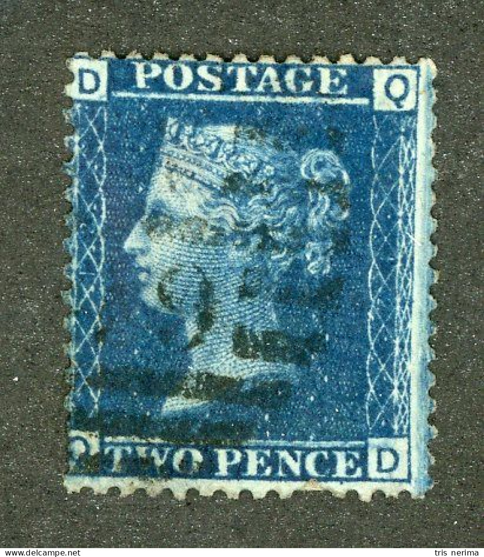 696 GBX GB 1858 Scott #29 Pl.12 Used (Lower Bids 20% Off) - Used Stamps