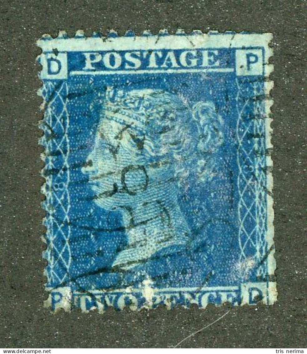 720 GBX GB 1858 Scott #29 Pl.8 Used (Lower Bids 20% Off) - Used Stamps