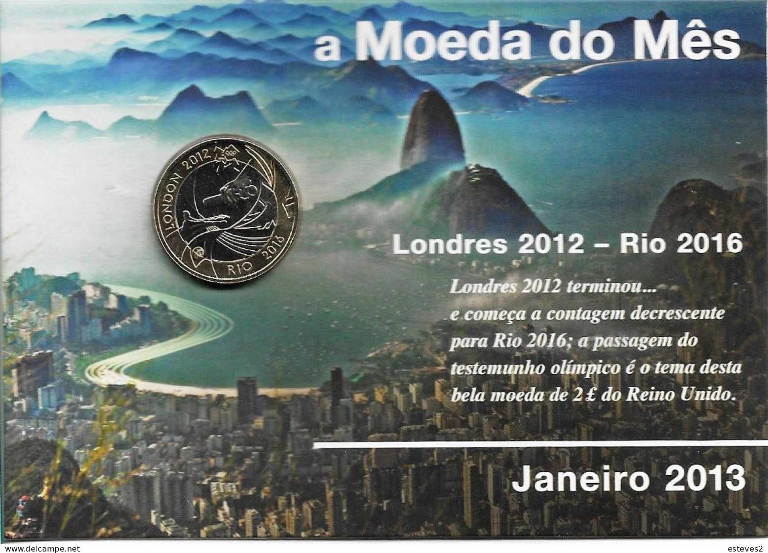 United Kingdom , UK , 2 Pounds , LONDON 2012 TO RIO 2016 Olympic Games , UNC - Maundy Sets & Commémoratives