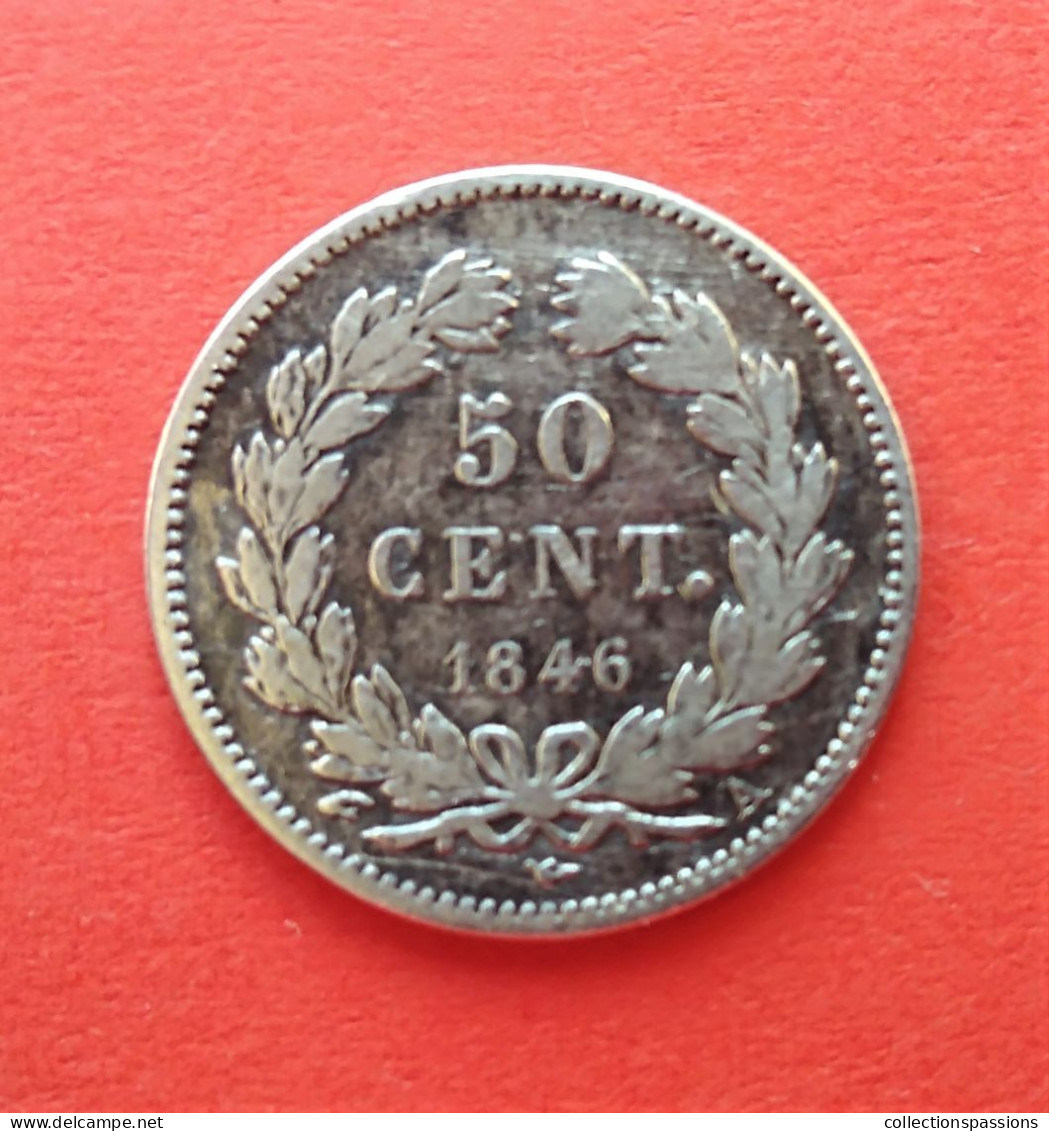 50 Centimes. Louis Philippe I. 1846 A - 50 Centimes