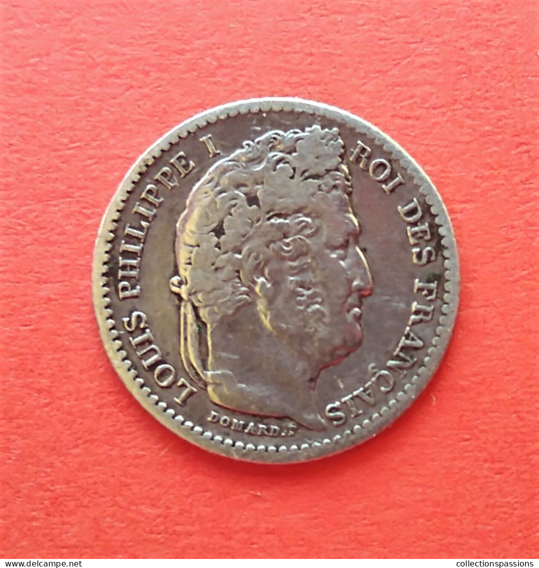 25 Centimes. Louis Philippe I. 1847 A - 25 Centimes