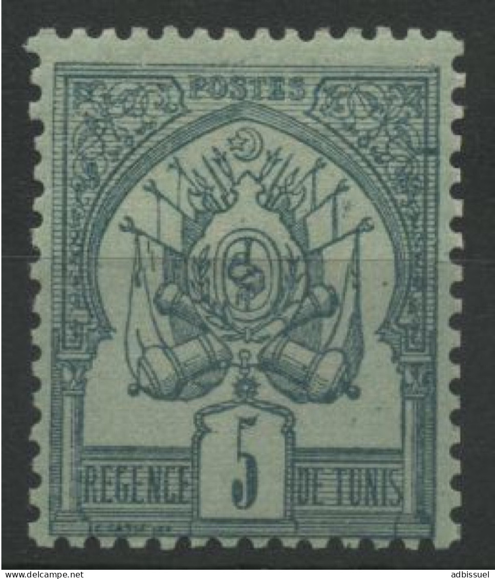 N° 3 Neuf * (MH) COTE 40 € 5ct Vert Avec Le Fond Uni Type Armoiries. TB - Unused Stamps