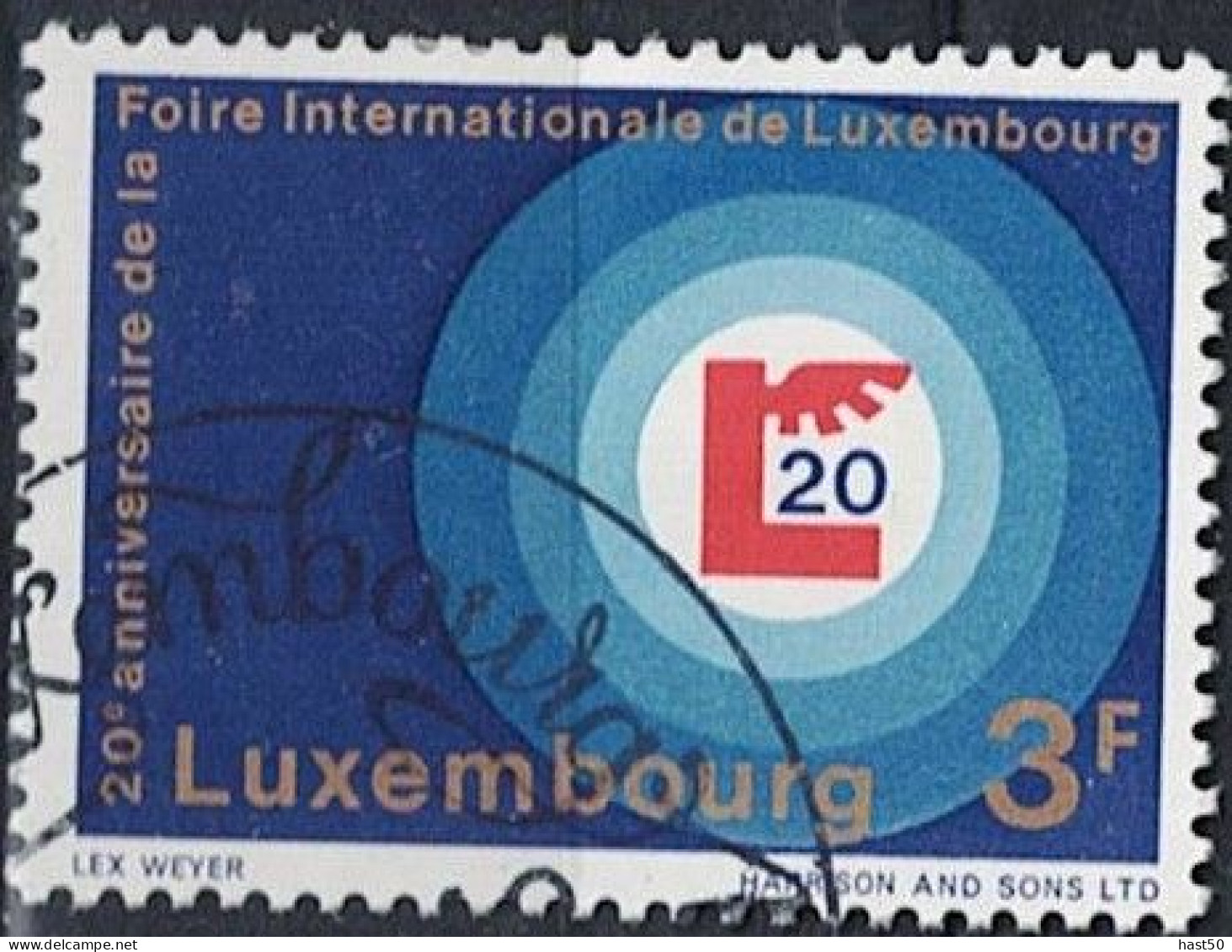 Luxemburg - 20 Jahre Internationale Messe (MiNr: 774) 1968 - Gest Used Obl - Oblitérés