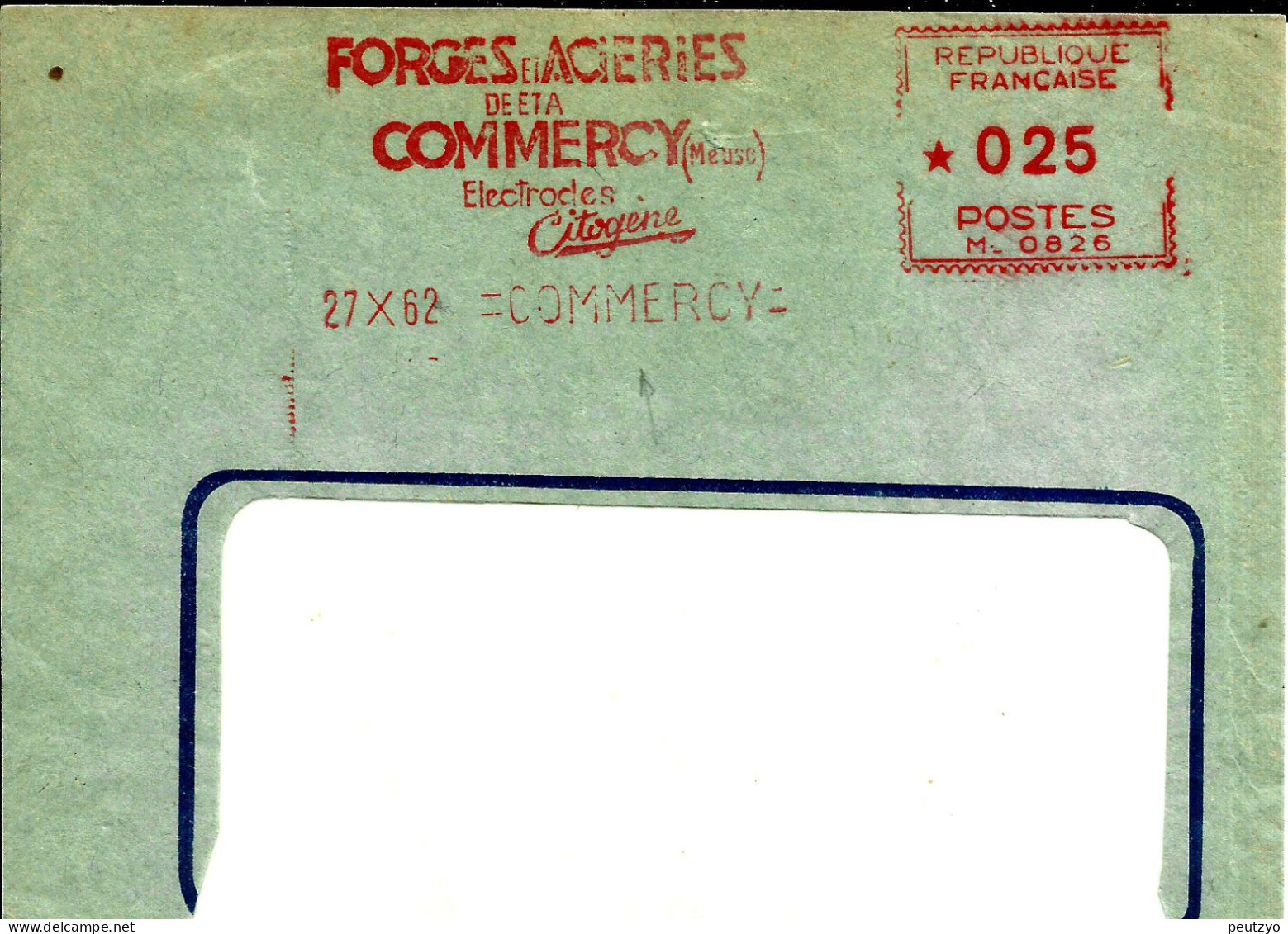 Lettre  EMA Havas M 1962 Forges Acieries Commercy  Metier  Soudure  55  A22/47 - Usines & Industries