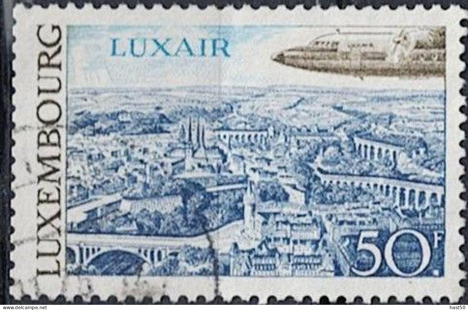 Luxemburg - Flugzeug Der Luftfahrtgesellschaft Luxair (MiNr: 777) 1968 - Gest Used Obl - Used Stamps