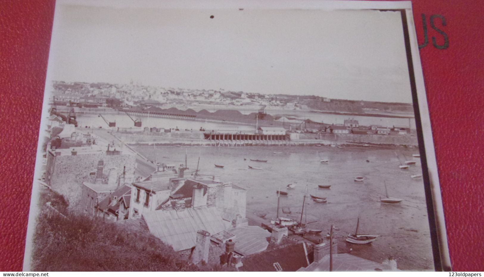 Photo  Snapshot -  DE 1930  SAINT PAIR  VUE DE GRANDVILLE - Saint Pair Sur Mer