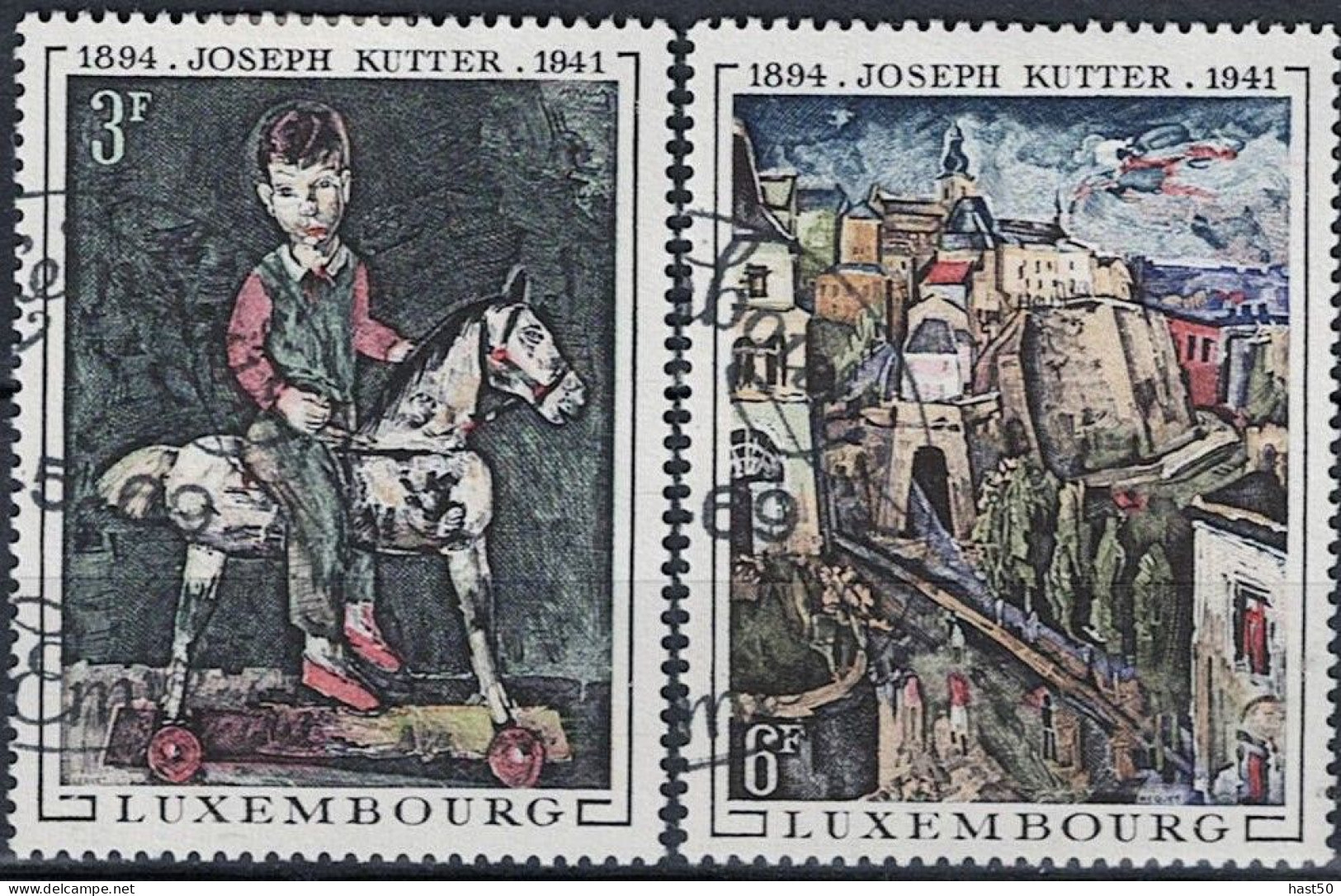 Luxemburg - 75. Geb. Kutter (MiNr: 790/1) 1969 - Gest Used Obl - Oblitérés