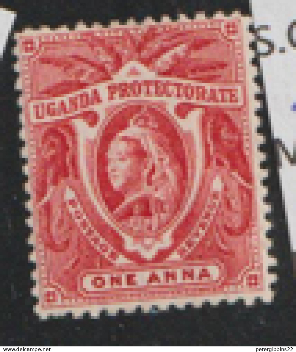 Uganda   1898 SG  84   1anna  Scarlet  Mounted Mint - Uganda (...-1962)