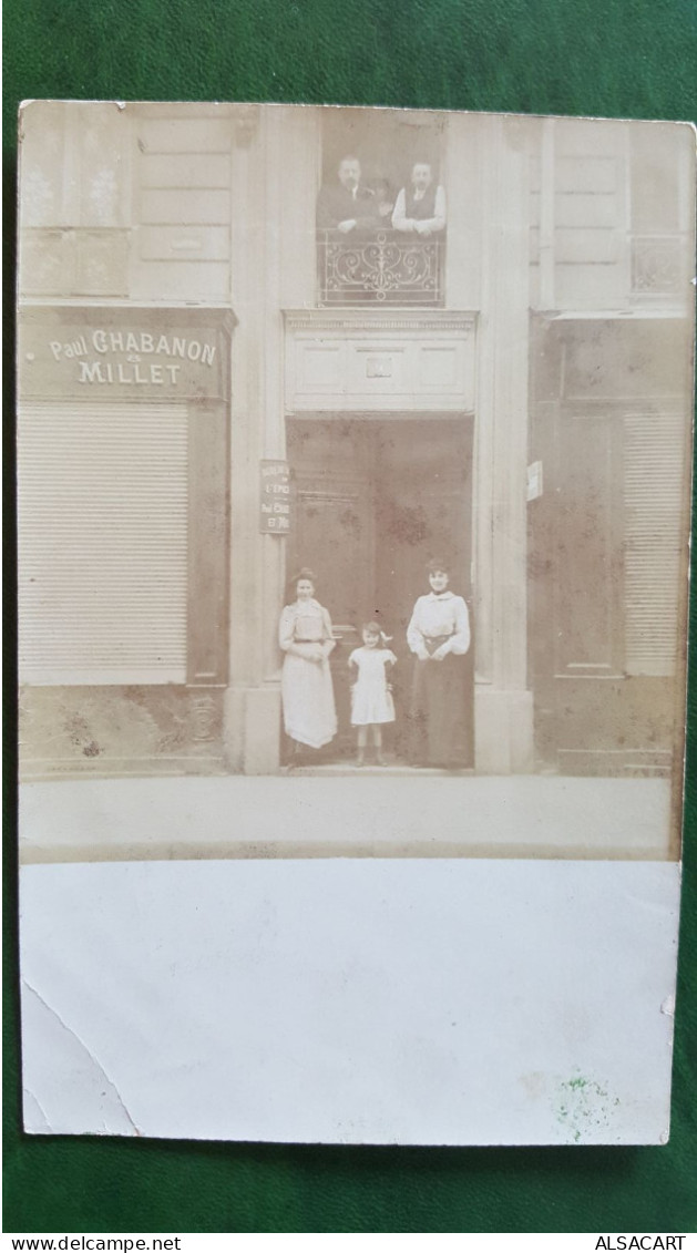 Carte Photo  Paul Chabanon Millet , 9 Rue Nicolas Flamel , Paris 9 Ieme , Verifié Avec Maps - Geschäfte