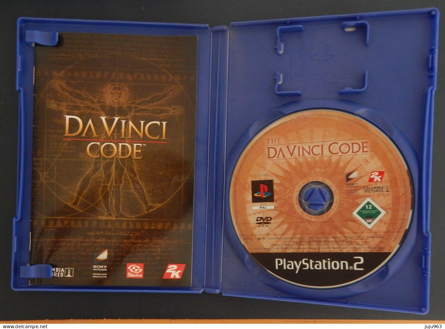 SONY PLAYSTATION 2 "DA VINCI CODE" VOIR 2 SCANS OCCASION - Playstation 2