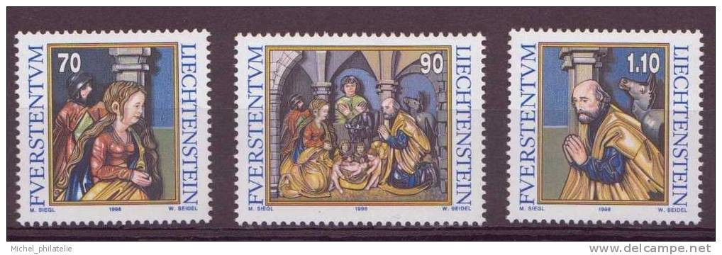 Liechtenstein - YT N° 1124 à 1126 ** - Neuf Sans Charnière - 1998 - Neufs