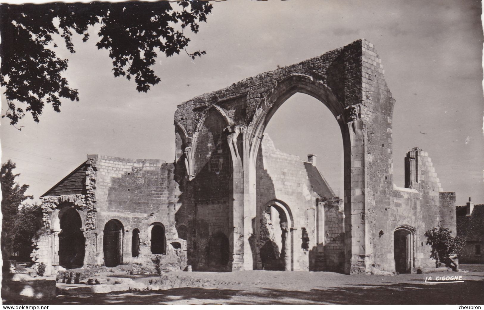 37. LA RICHE . LOT DE 2 CARTES  ." PRIEURE DE ST- CÔME ". RUINES DE L'EGLISE ET TOMBEAU DU POÈTE RONSARD - La Riche