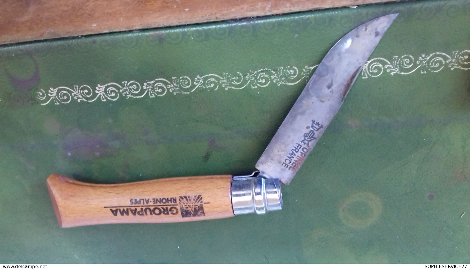 B4/ COUTEAU OPINEL N°8 VIROBLOC GROUPAMA RHONE ALPES - Couteaux