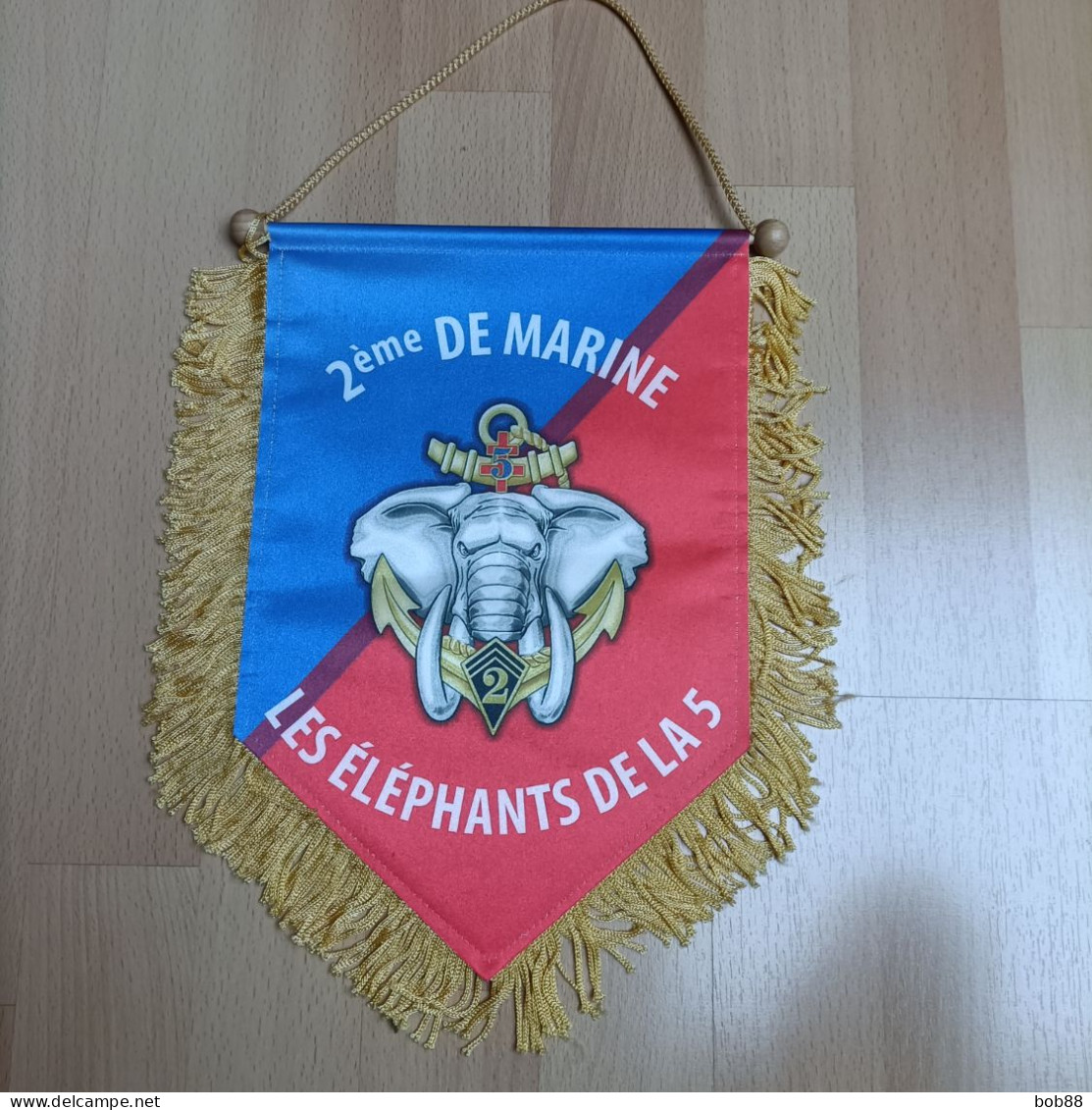 FANION 2°RIMa / 5° COMPAGNIE / 2° RÉGIMENT D'INFANTERIE DE MARINE - Flaggen