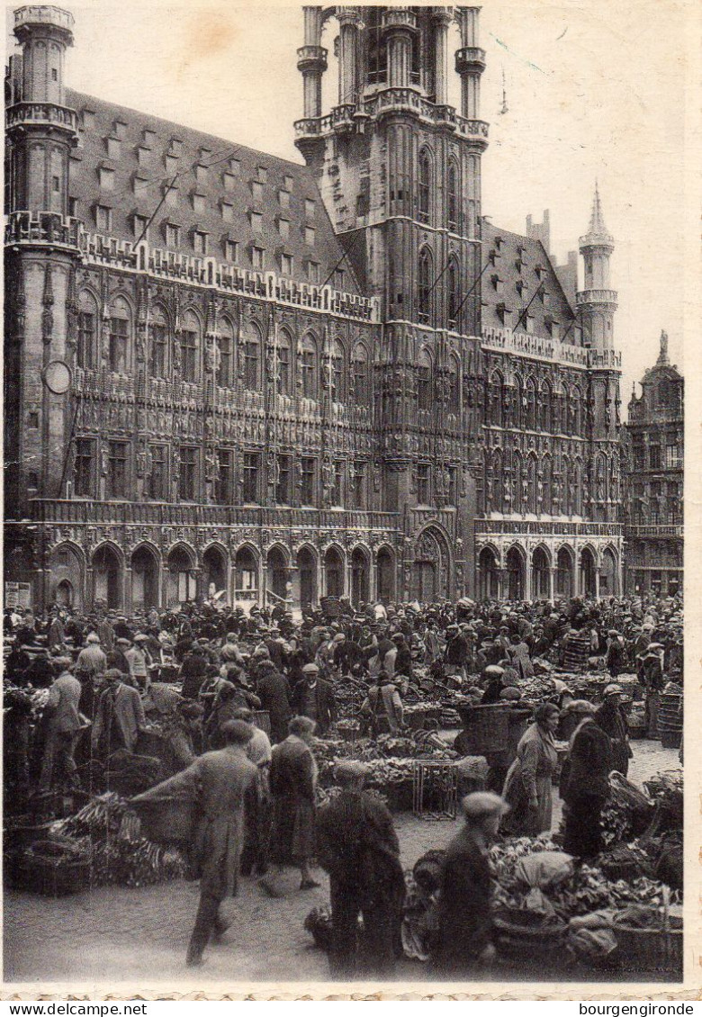 BRUXELLES, GRAND'PLACE, MARCHÉ MATINAL, MARKET, EDITION THILL - Markten