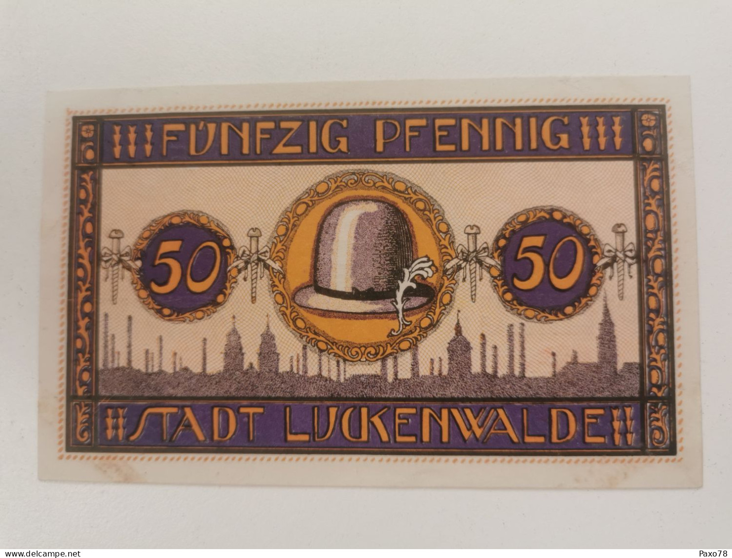 Notgeld, 50 Pfennig Stadt Luckenwalde 1921 - Ohne Zuordnung