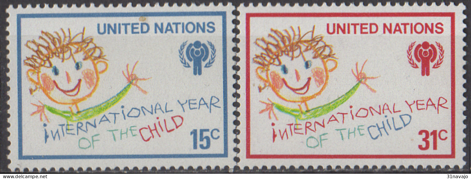 NATIONS UNIES (New York) - Année Internationale De L'enfant. - Ungebraucht