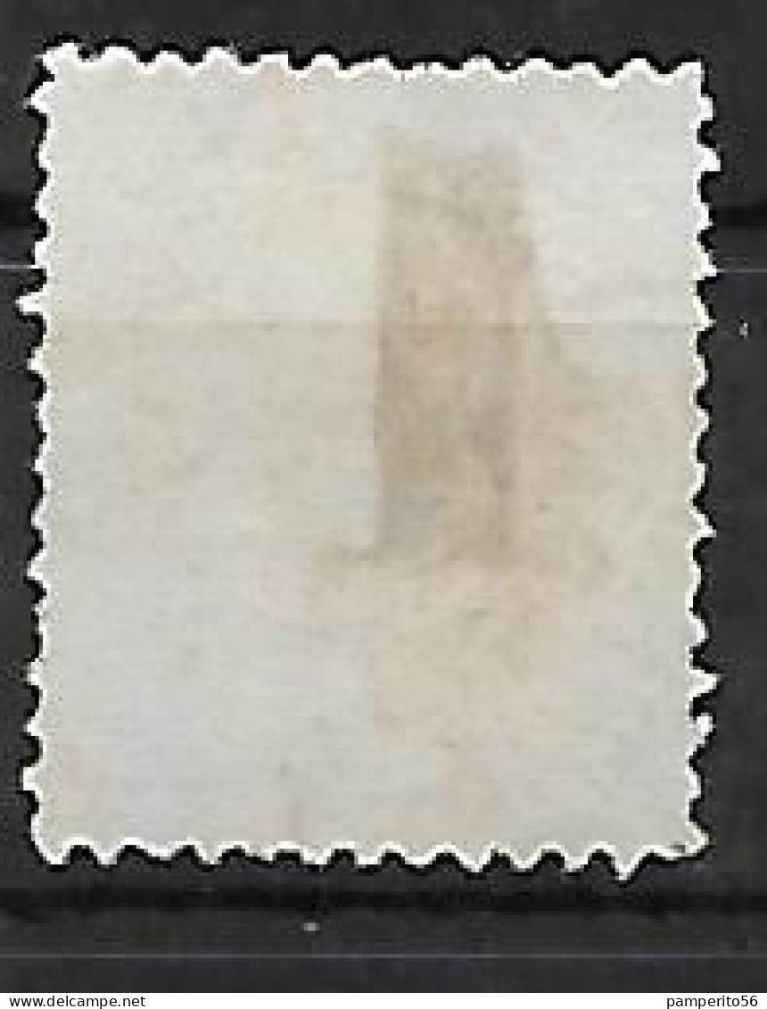 ARGENTINA - AÑO1877 - Sello Con Sobrecarga 1c Tipografiada En Negro Sobre Nº18 RIVADAVIA 5c - Usati