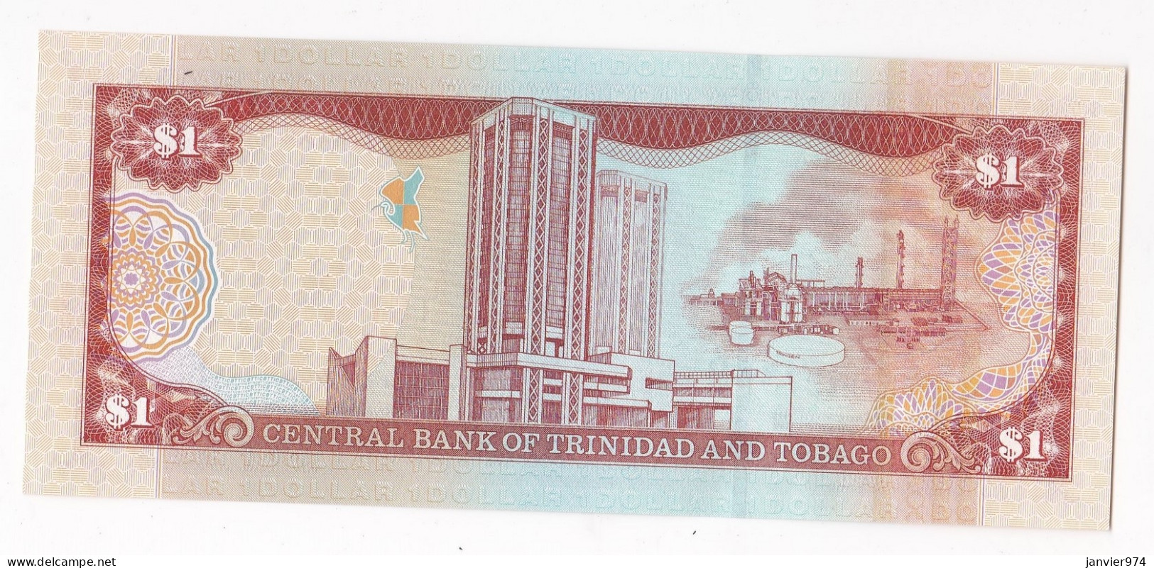 Trinidad And Tobado, 1 Dollar 2002, N° AM 427318, UNC - Trinidad & Tobago