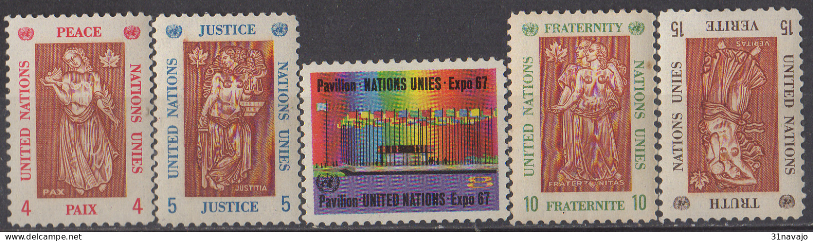 NATIONS UNIES (New York) - Exposition Universelle De Montréal - Ungebraucht