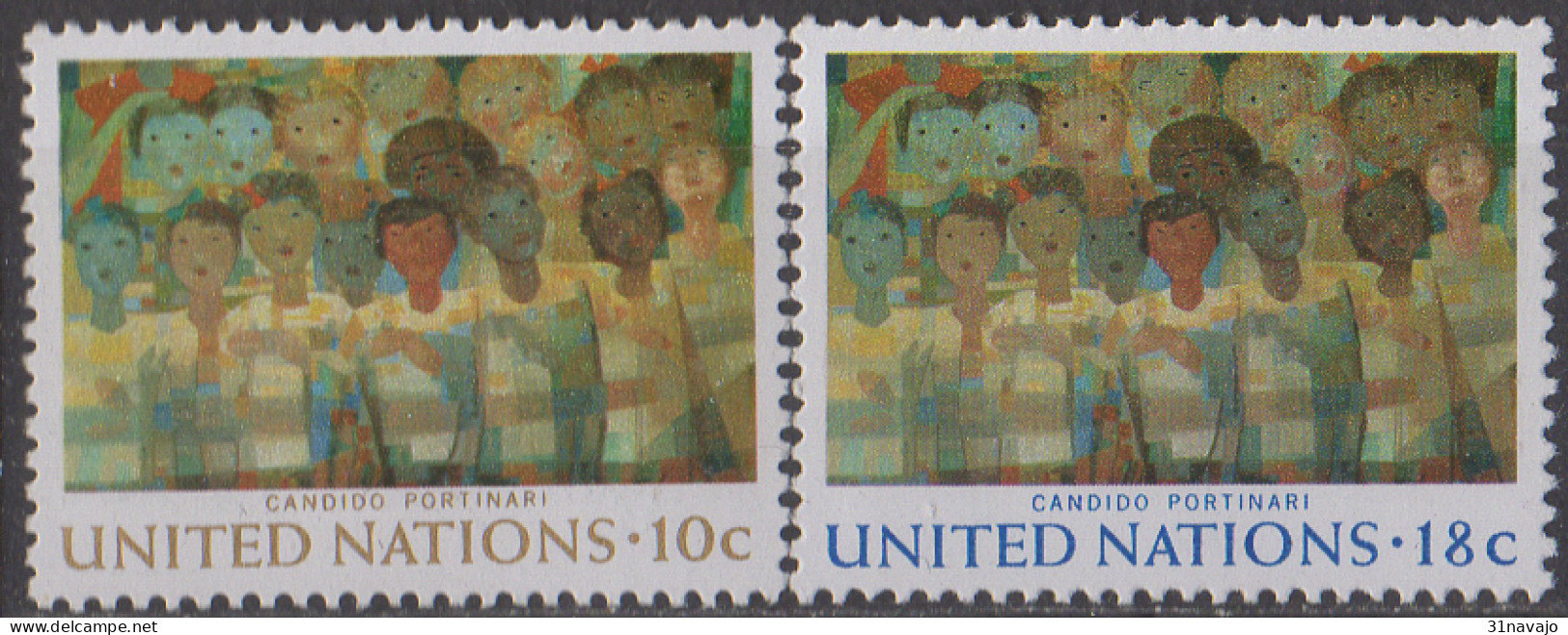 NATIONS UNIES (New York) - L'art Aux Nations Unies 1974 - Ongebruikt