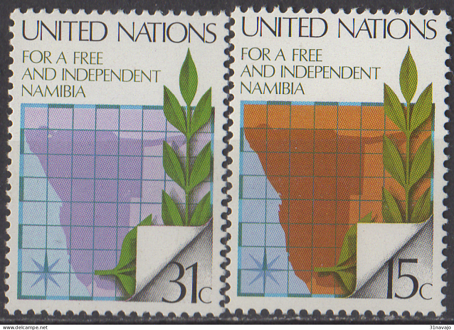 NATIONS UNIES (New York) - Pour Une Namibie Libre Et Indépendante - Unused Stamps