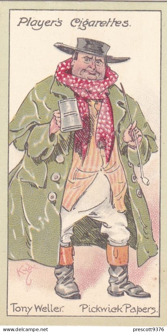 Characters From Dickens 1923 - Players Cigarette Cards - 18 Tony Weller, Pickwick Papers - Player's