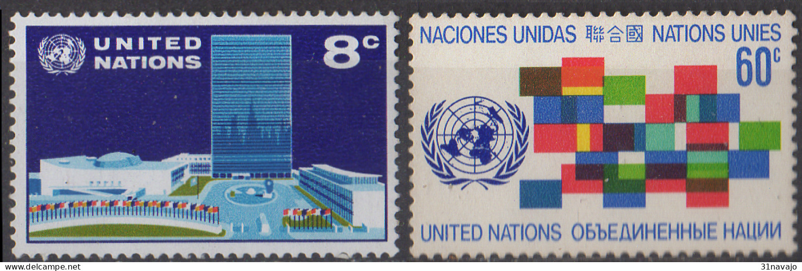 NATIONS UNIES (New York) - Série Courante 1971 - Unused Stamps