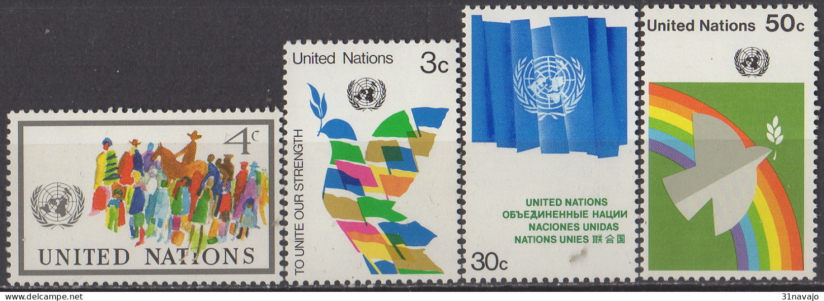 NATIONS UNIES (New York) - Série Courante 1976 - Unused Stamps