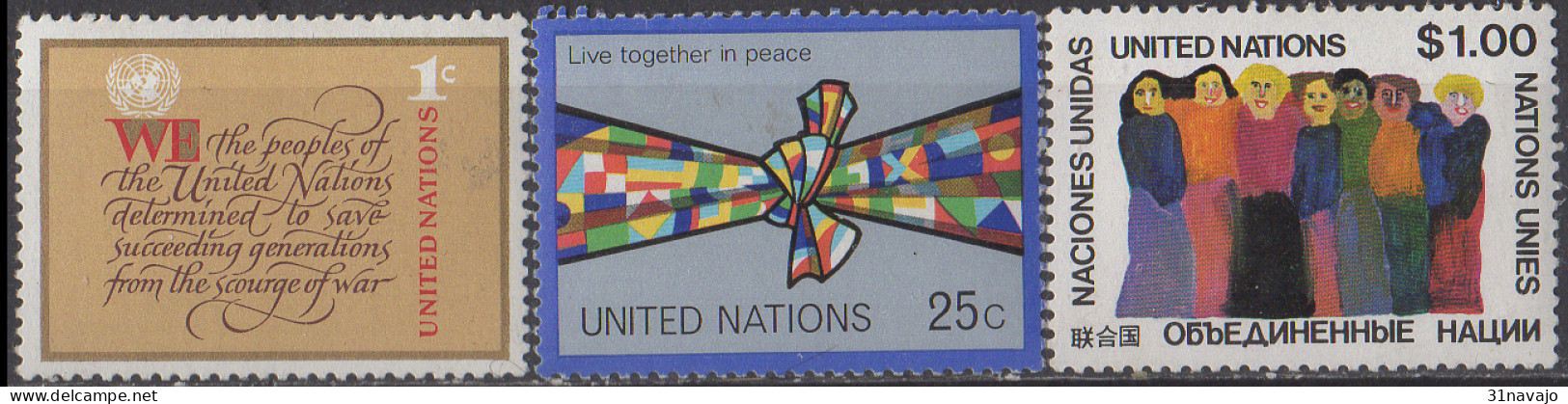 NATIONS UNIES (New York) - Série Courante 1978 - Neufs