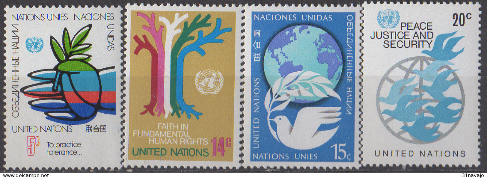 NATIONS UNIES (New York) - Série Courante 1979 - Unused Stamps