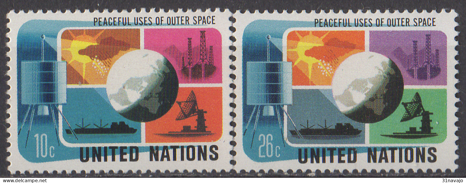 NATIONS UNIES (New York) - Utilisation Pacifique De L'espace Extra-atmosphérique - Neufs