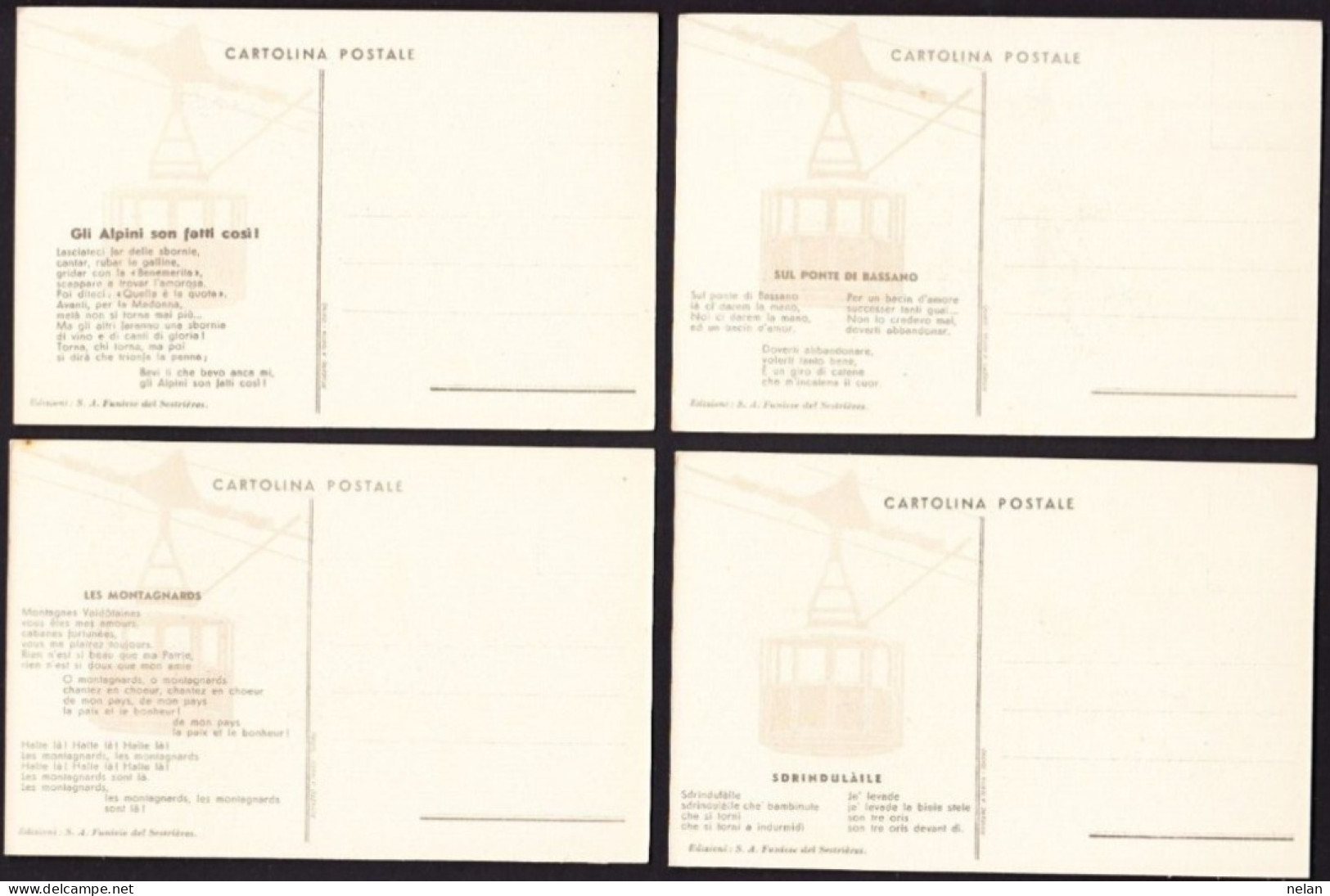 TORINO - EDIZIONE S.A. FUNIVIE DE SESTRIERES  - F.P - Transports