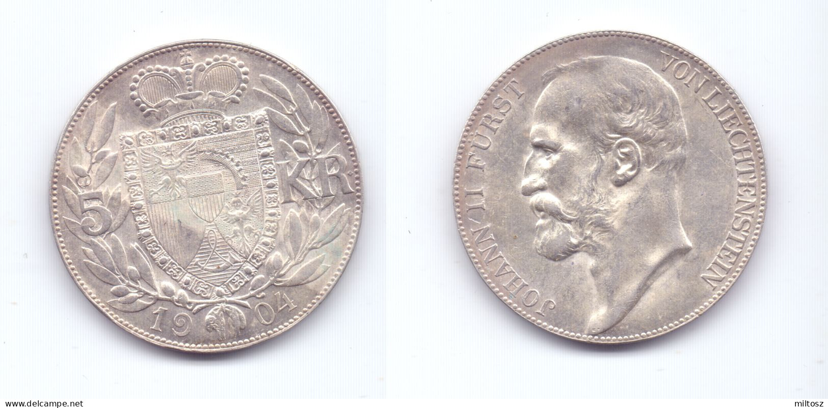 Liechtenstein 5 Kronen 1904 - Liechtenstein