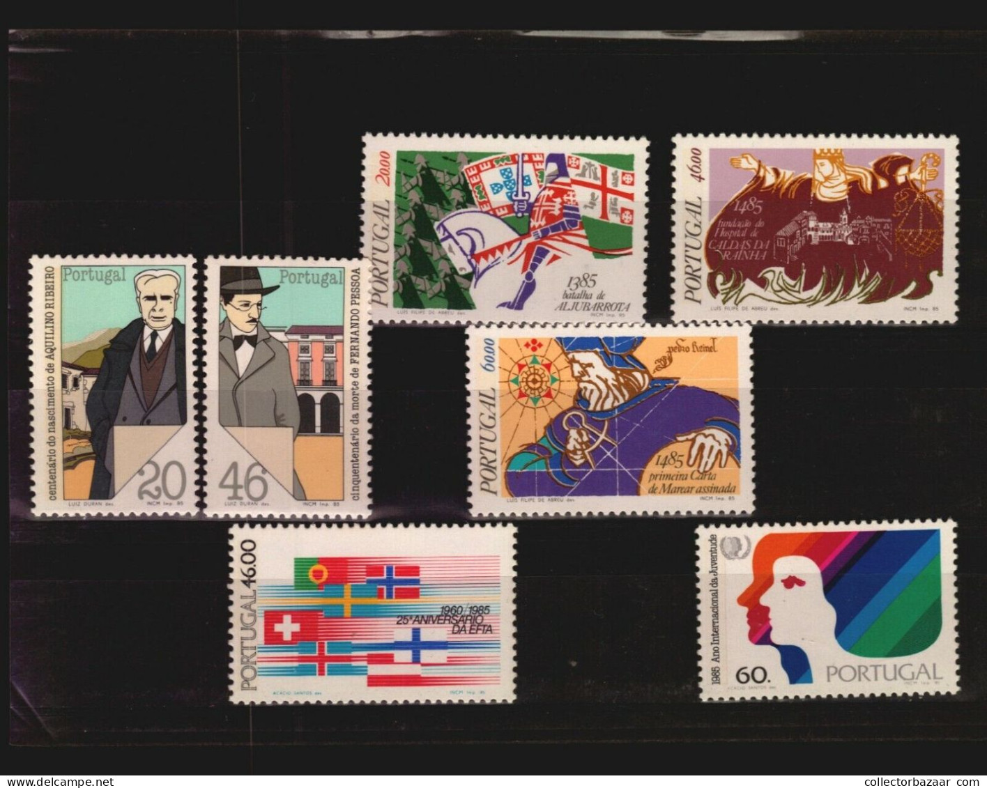 1985 Portugal Azores Madeira Stamps S/s Cv$130 Butterfly Train Uniform Art Flag Music - Verzamelingen