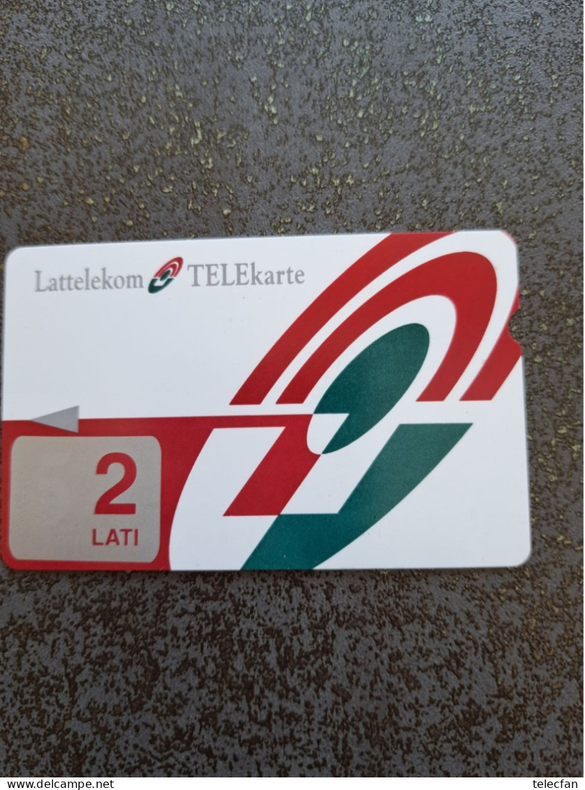 LETTONIE TELECOM ALCATEL SURCHARGE 2 LATI UT - Latvia