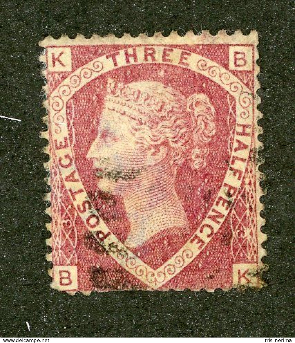 753 GBX GB 1870 Scott #32 Pl.3 Used (Lower Bids 20% Off) - Used Stamps