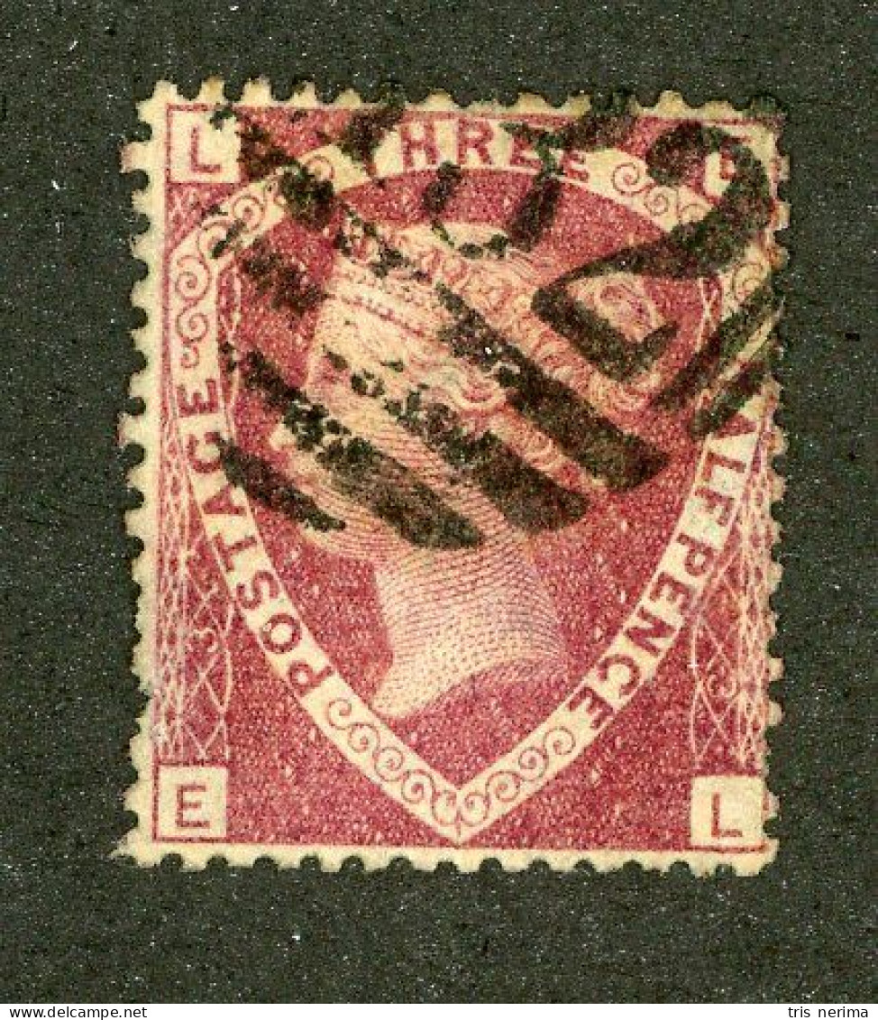 756 GBX GB 1870 Scott #32 Pl.3 Used (Lower Bids 20% Off) - Used Stamps