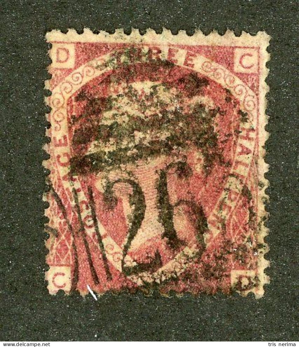 764 GBX GB 1870 Scott #32 Pl.3 Used (Lower Bids 20% Off) - Used Stamps