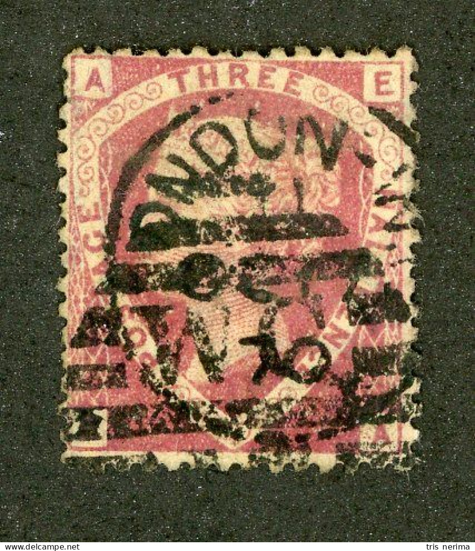 765 GBX GB 1870 Scott #32 Pl.3 Used (Lower Bids 20% Off) - Oblitérés