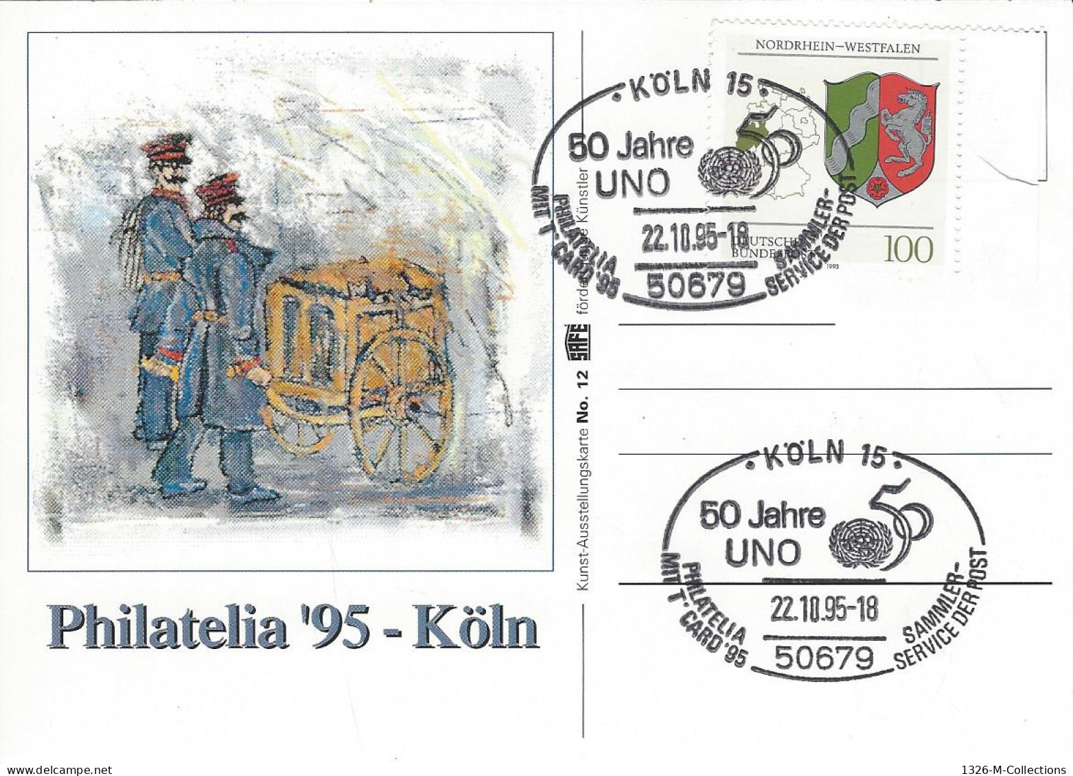 Carte Postale ALLEMAGNE FEDERALE N° 1521 Y & T - Andere & Zonder Classificatie