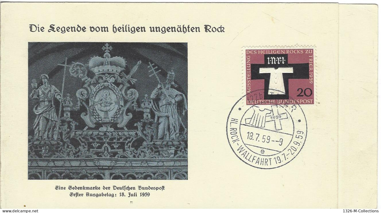 Carte Postale ALLEMAGNE FEDERALE N° 186 Y & T - Other & Unclassified