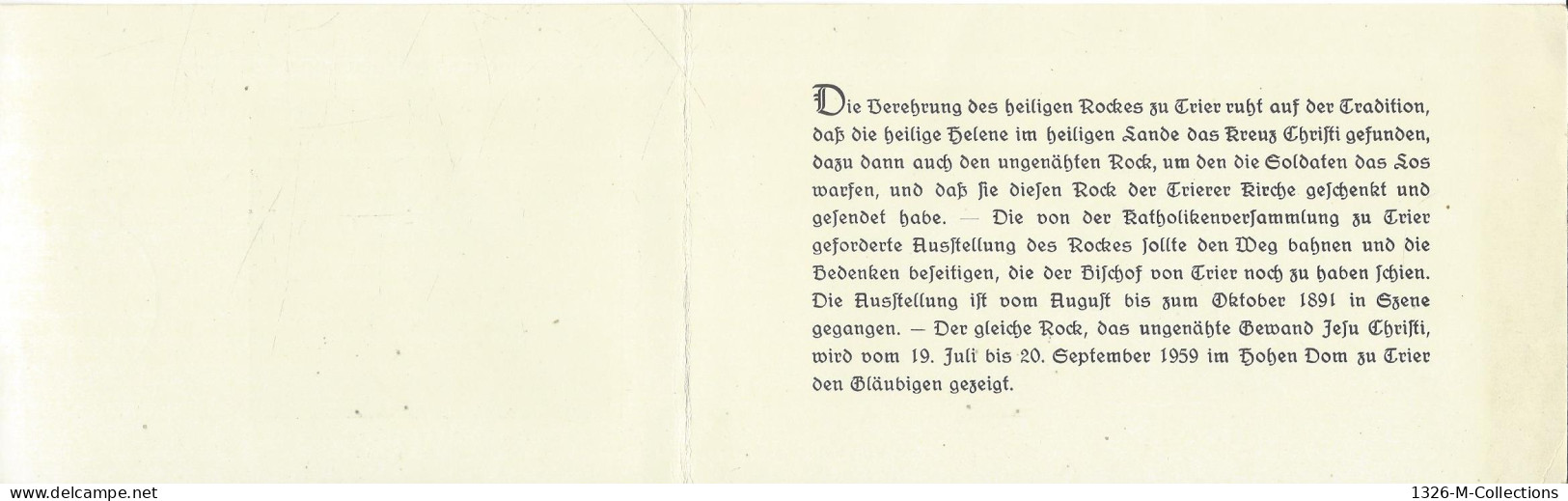 Carte Postale ALLEMAGNE FEDERALE N° 186 Y & T - Autres & Non Classés