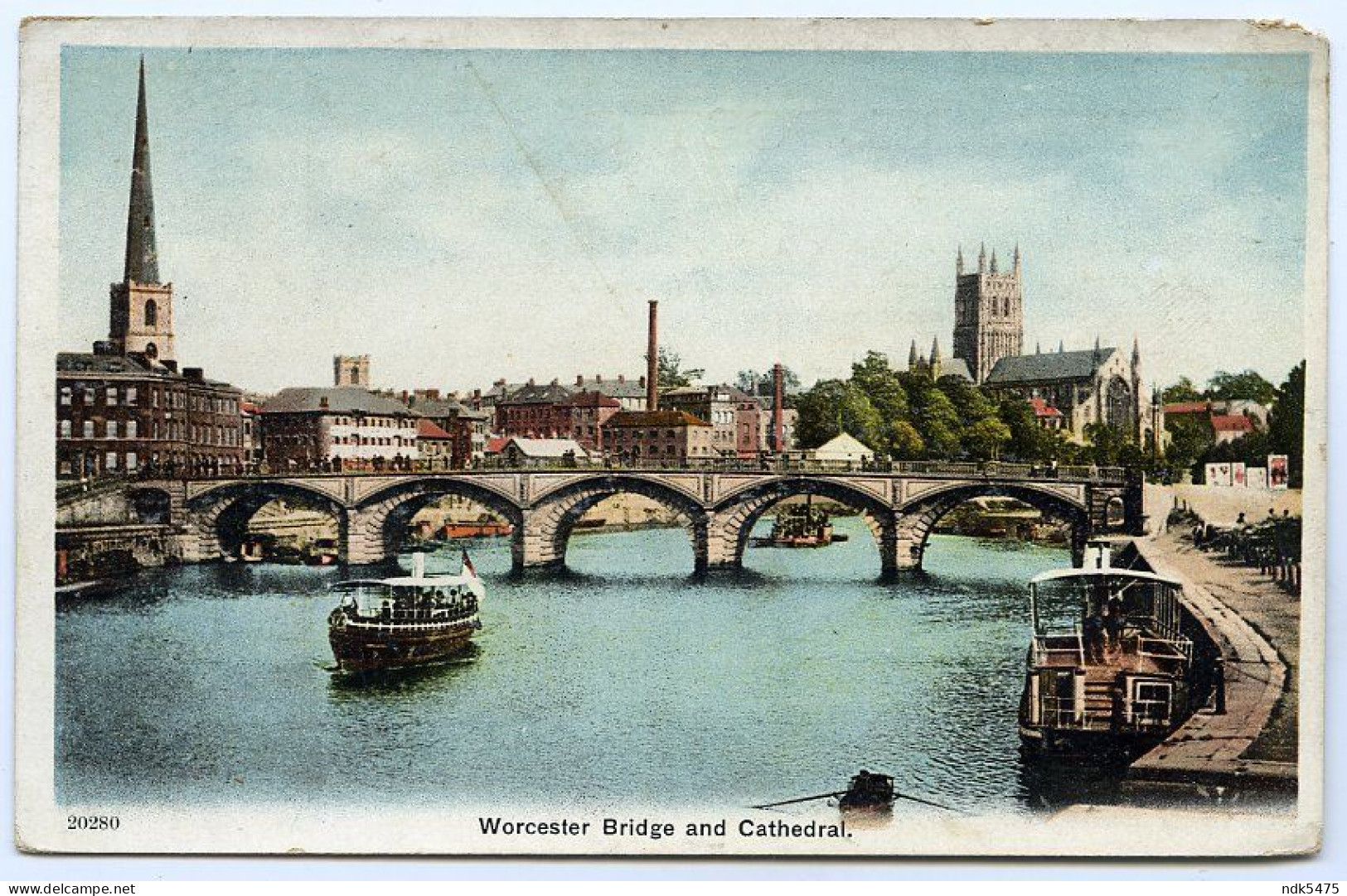 WORCESTER BRIDGE AND CATHEDRAL - Worcester