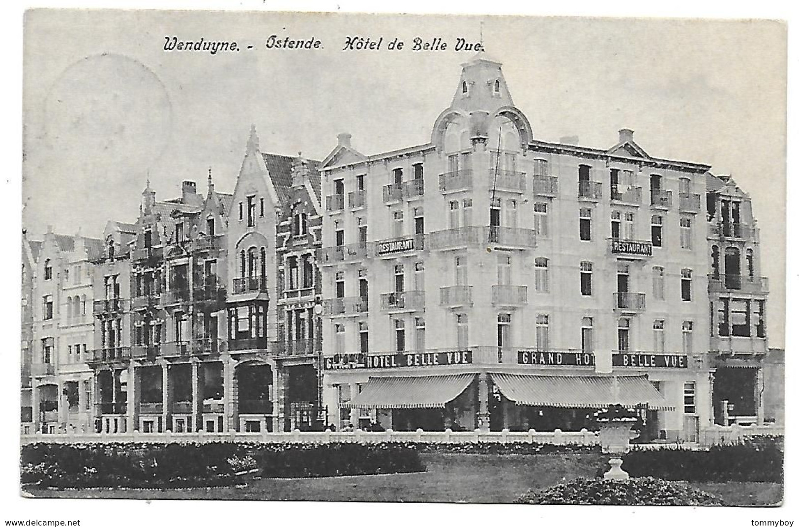 CPA Wenduyne, Hôtel De Belle Vue - Wenduine
