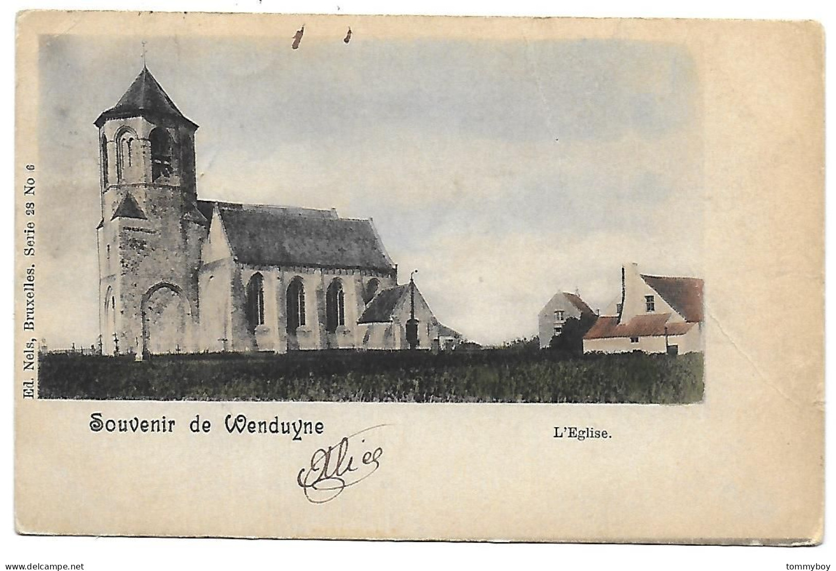 CPA Wenduyne, Souvenir De Wenduyne, L'Eglise - Wenduine