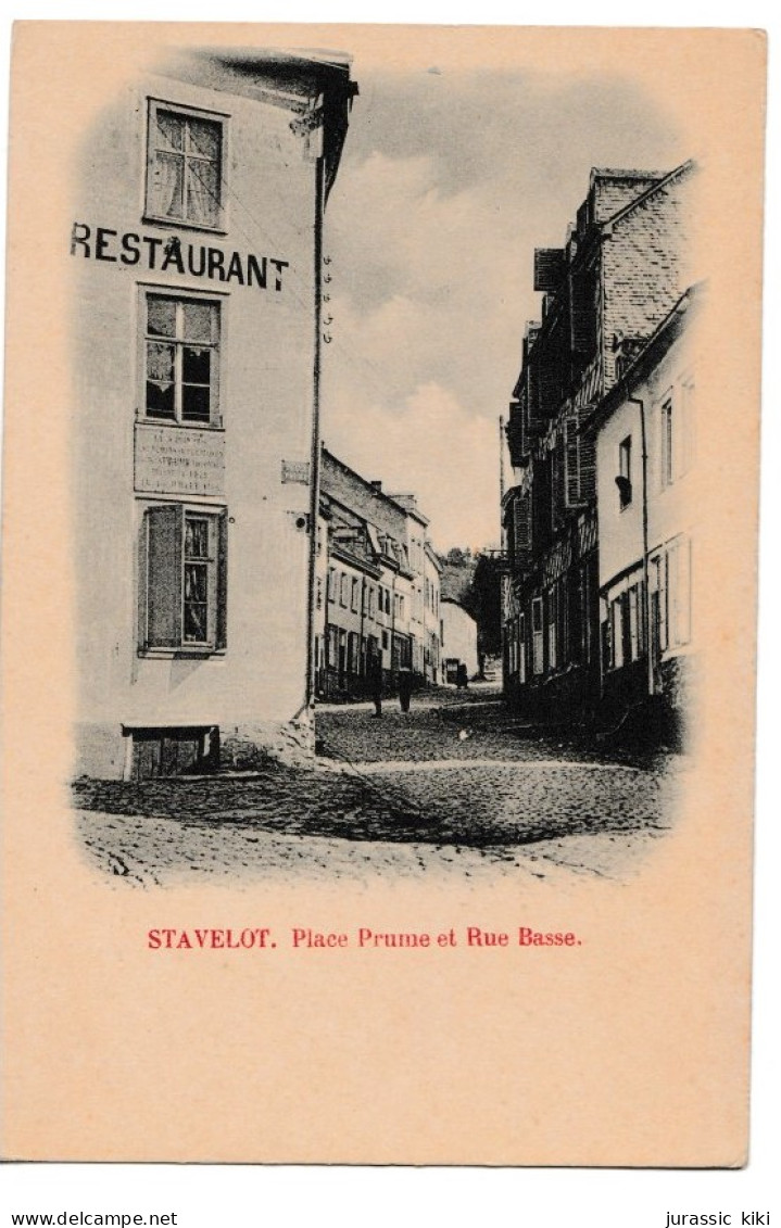 Stavelot - Place Prume Et Rue Basse - Stavelot