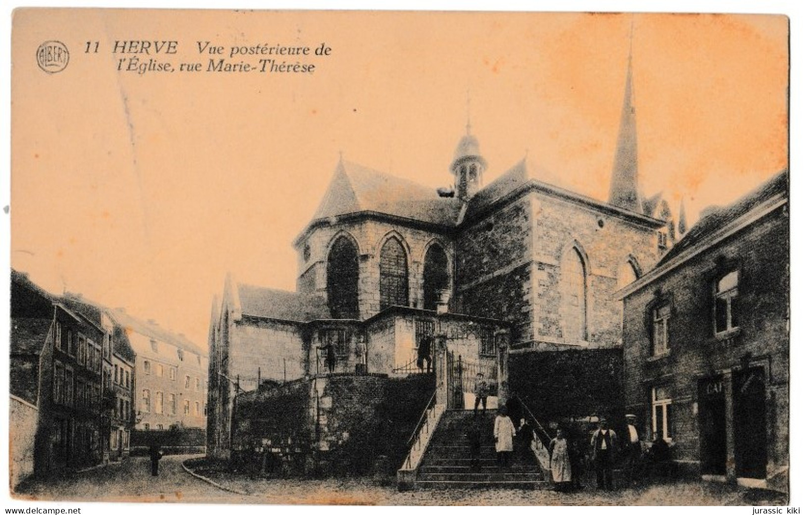 Herve - Vue Postérieure De L'Eglise, Rue Marie-Thérèse - Herve
