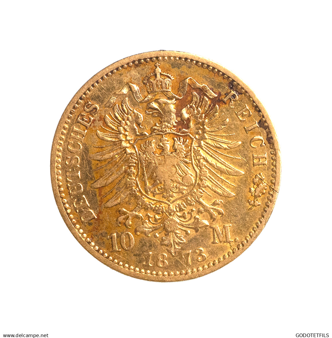 Allemagne-Royaume De Prusse Wilhelm I 10 Mark 1873 Berlin - 5, 10 & 20 Mark Goud