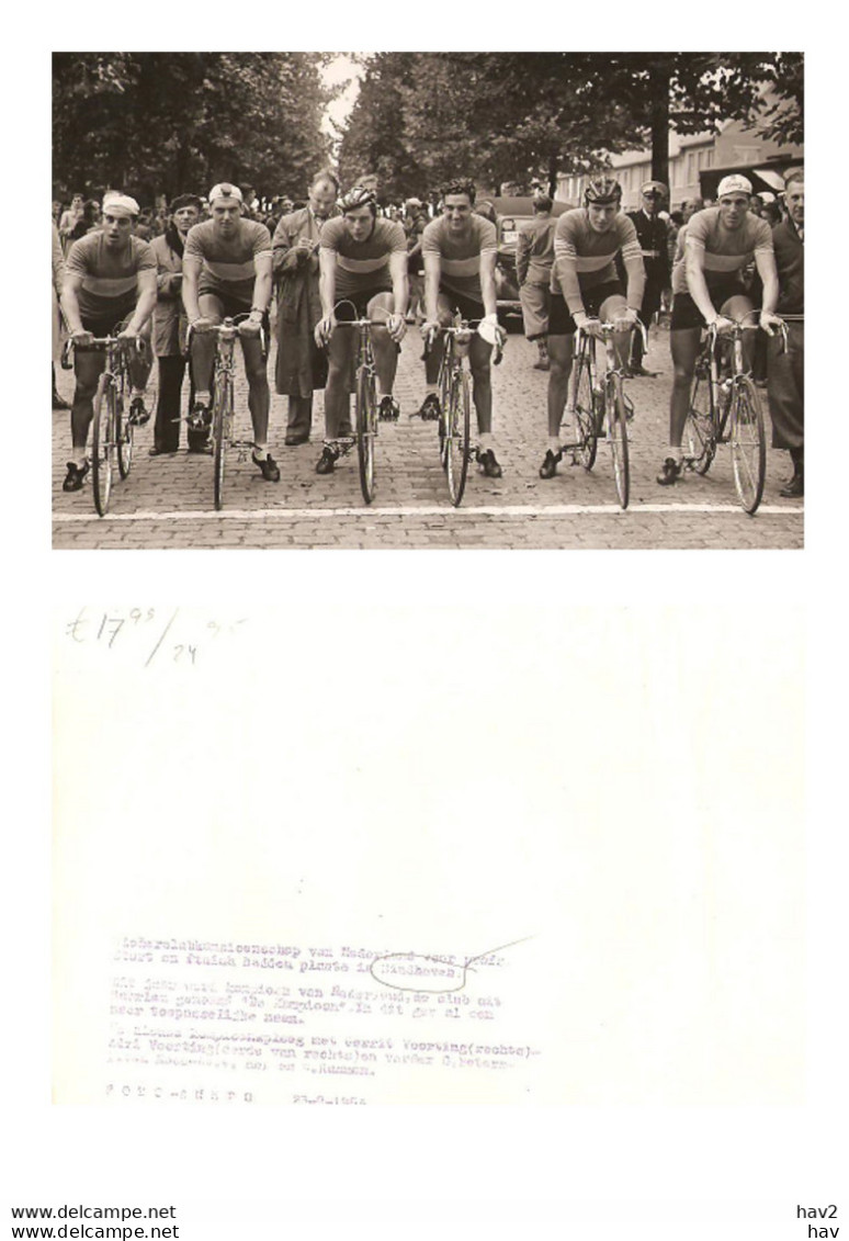 Eindhoven Persfoto Wielerclubkampioenschap 1953 KE2118 - Eindhoven